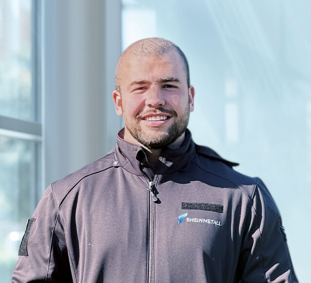 Leon, Auszubildender Elektroniker Geräte und Systeme bei der Rheinmetall Landsysteme GmbH in Kassel