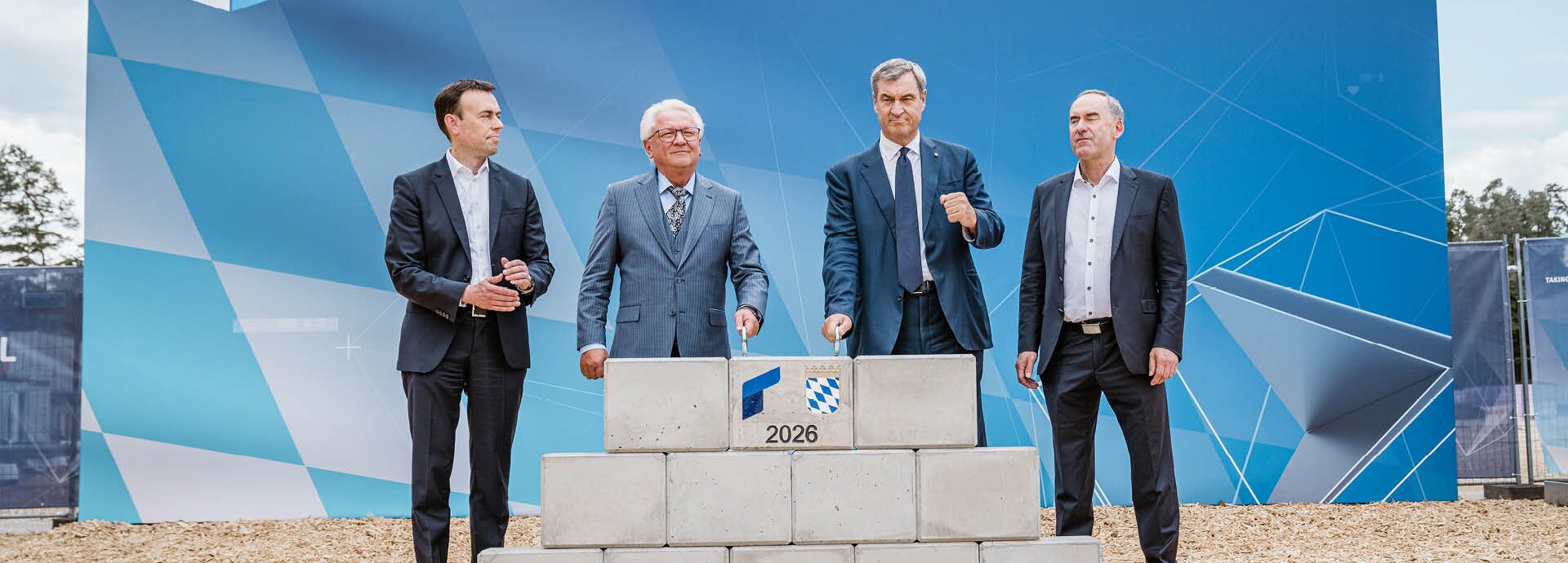 Grundsteinlegung für Pulverwerk Aschau bei der Nitrochemie