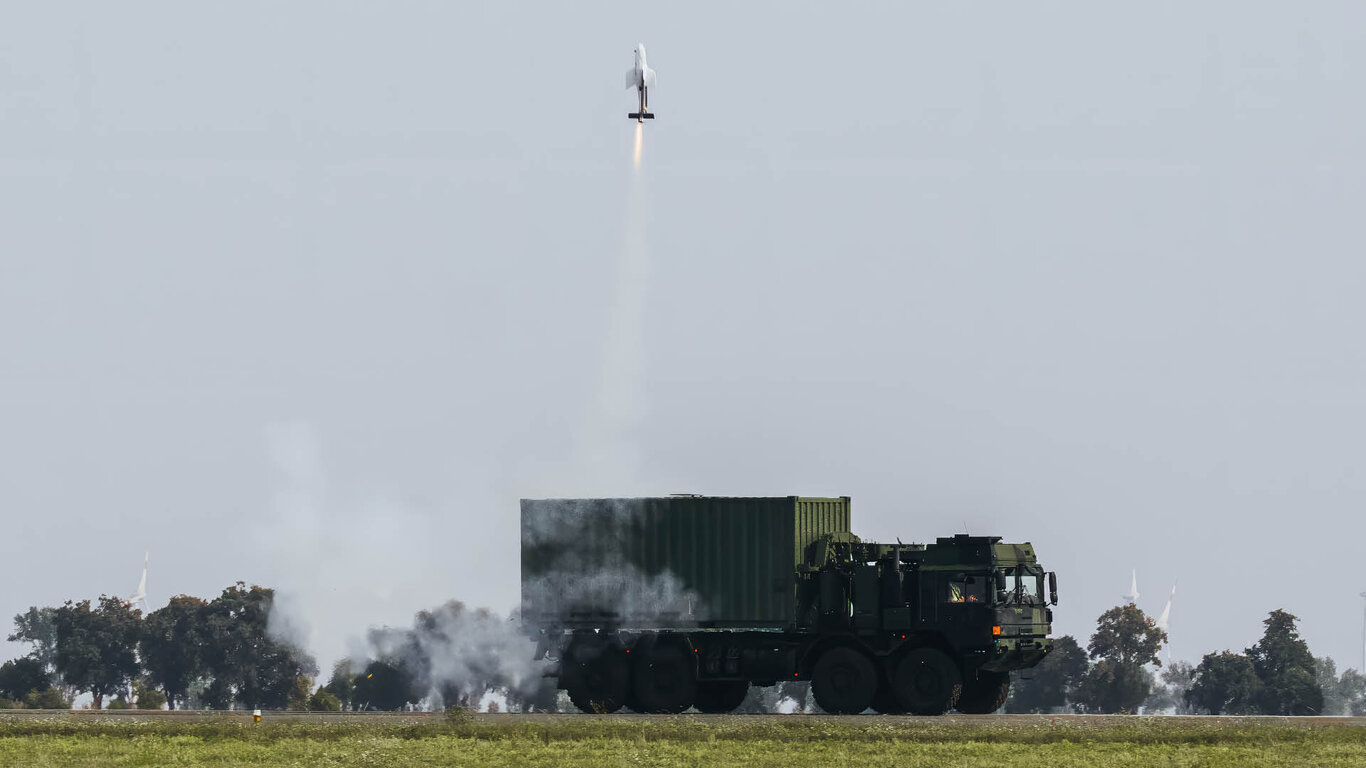 Successful launch of the FV-014 Loitering Munition System