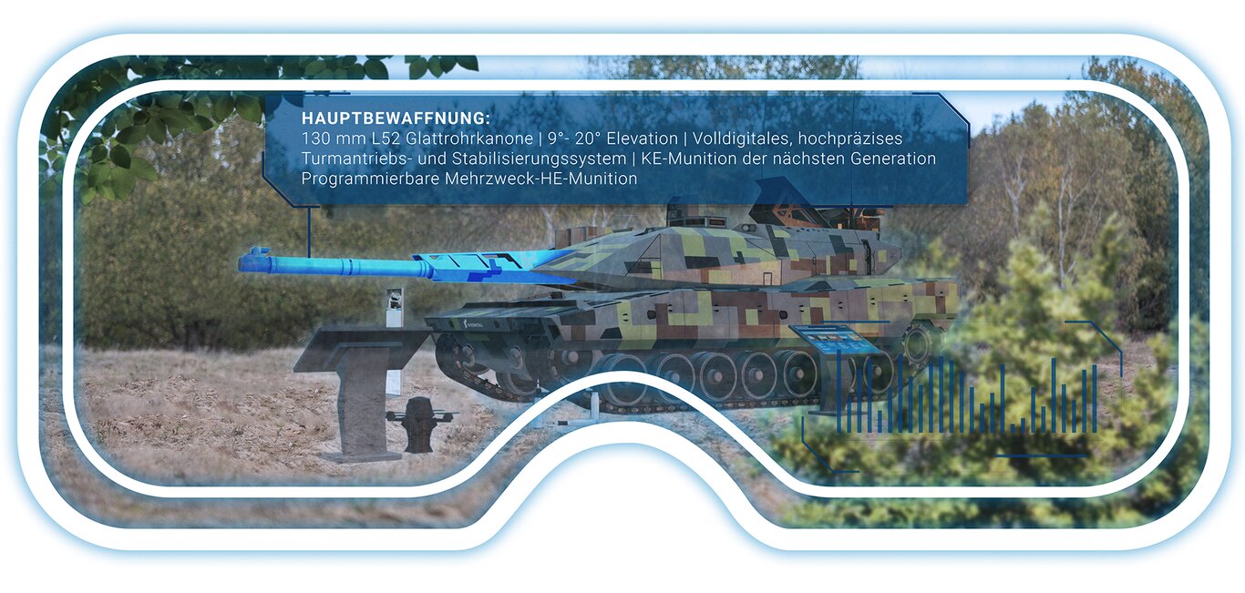 Panzer in Augmented Reality (AR)