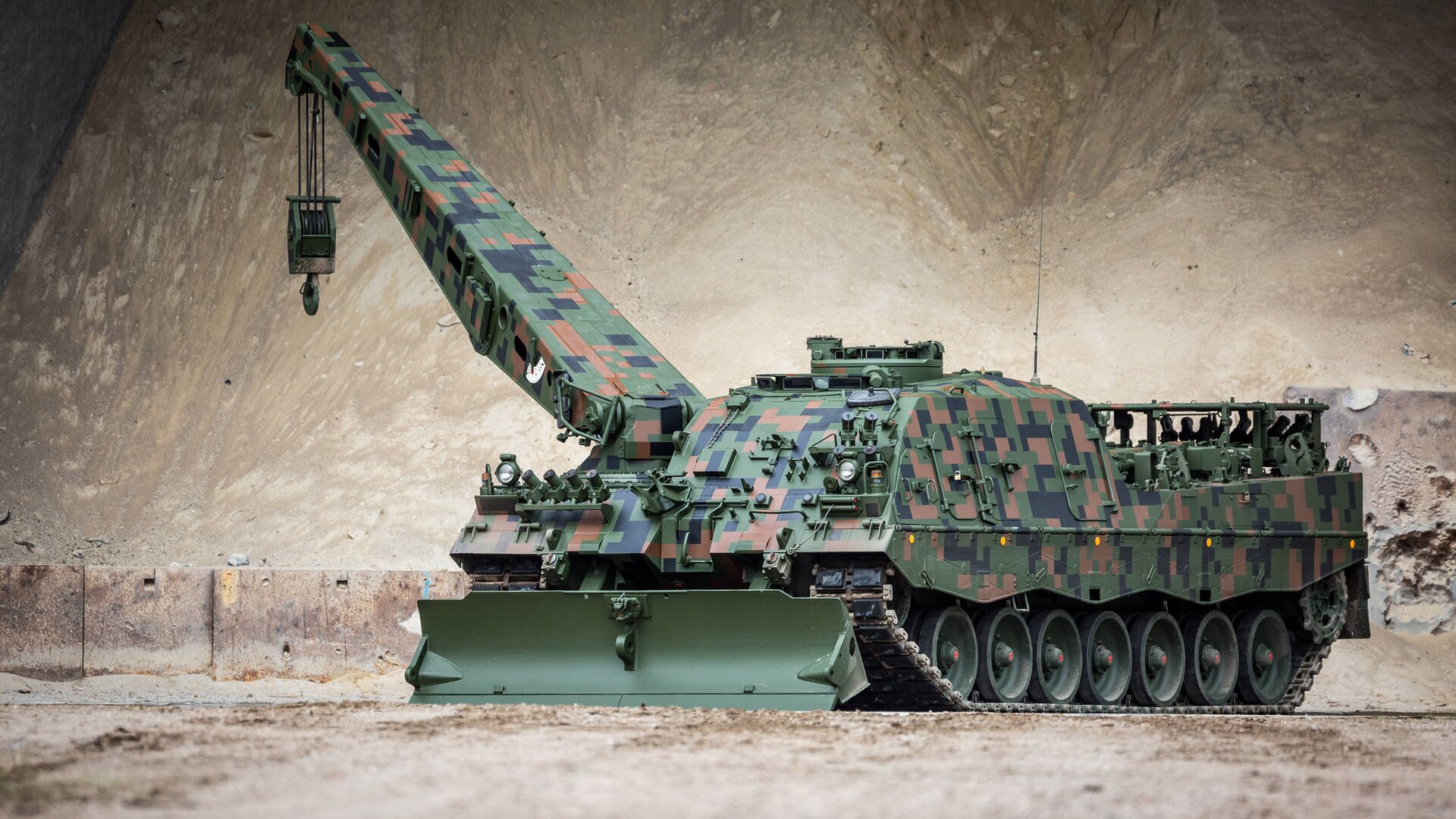 Buffalo armored recovery vehicle