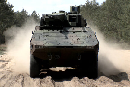 Boxer equipped with the Rheinmetall LANCE 30mm two-man turret