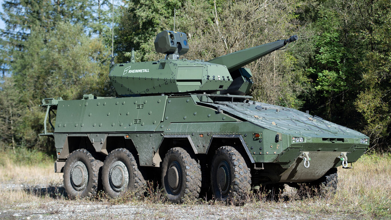 Rheinmetall's mobile air defence systems – Skyranger 30mm