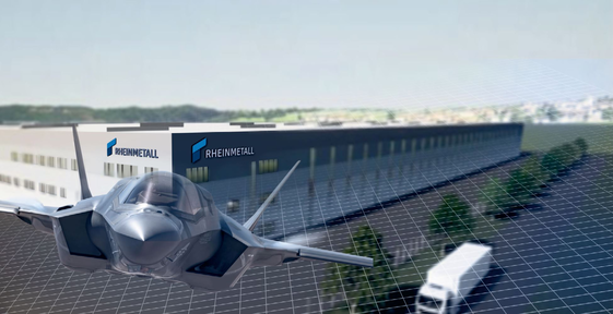 Rheinmetall Aviation Services GmbH – new factory in Weeze for the production of centre fuselage sections for the F-35A