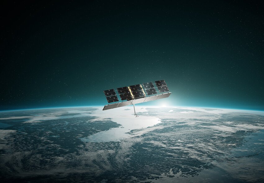 ICEYE SAR Satellite over Scandinavia. (Image: ©ICEYE)