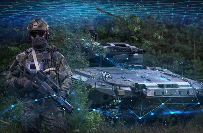 Rheinmetall's soldier system GLADIUS 2.0 integrated into the Infantry Fighting Vehicle PUMA