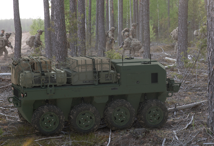 American Rheinmetall – Uncrewed Ground Vehicle for the U.S. Army’s Ground Optionally Autonomous Transport (GOAT) program