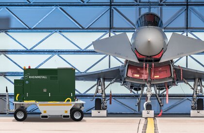 Rheinmetall MSU-GP air start unit with Eurofighter