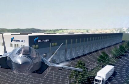 Rheinmetall Aviation Services GmbH – neue Fabrik in Weeze für die Produktion von Rumpfmittelteilen für die F-35A